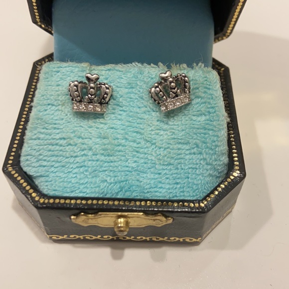 Juicy Couture paved crown studs - Picture 2 of 2